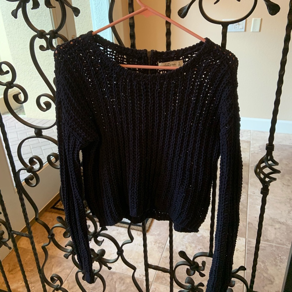 Navy Abercrombie Sweater